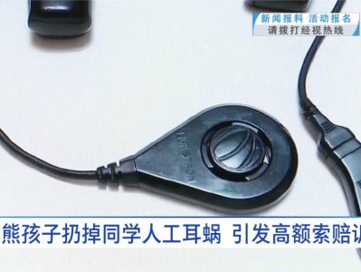熊孩子扔掉同学人工耳蜗，价值超10万！家长傻了眼，法院判了