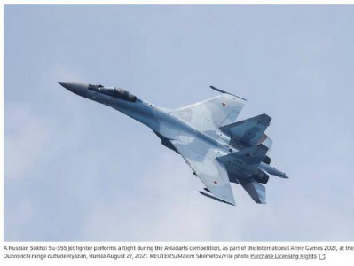 乌克兰称击落俄罗斯苏-35战斗机