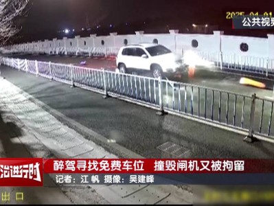 北京奇案：醉驾司机寻找免费车位，然后把闸机撞了